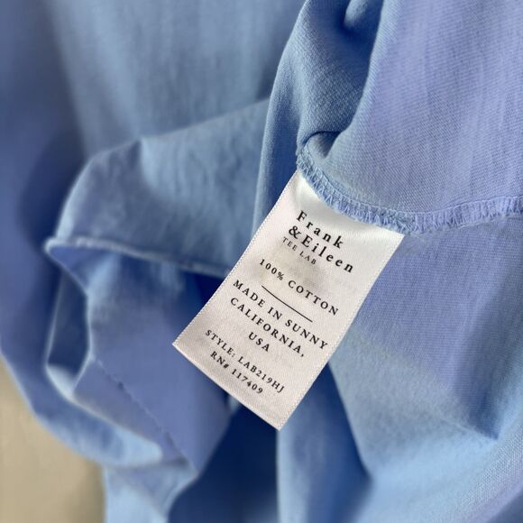 Frank Eileen Theo Perfect Tee Blue - Picture 2 of 5